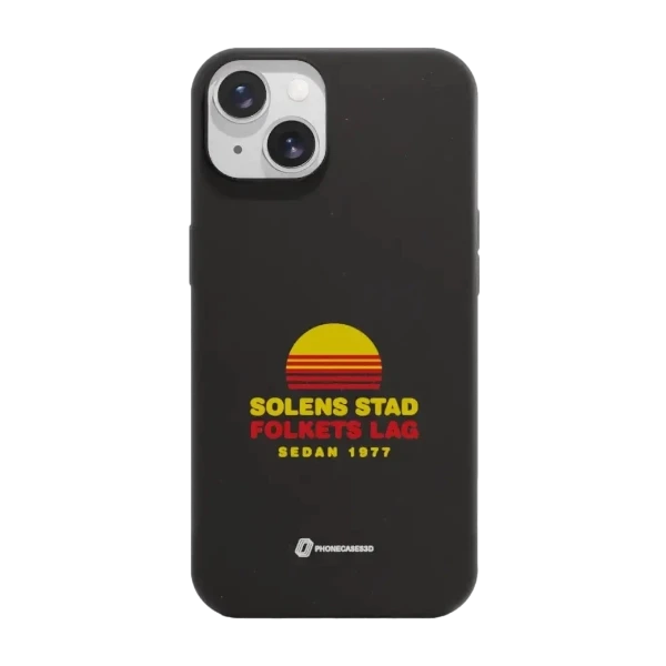 Phonecases3D iPhone 14 Luleå HF kompostoituva suojakuori, musta