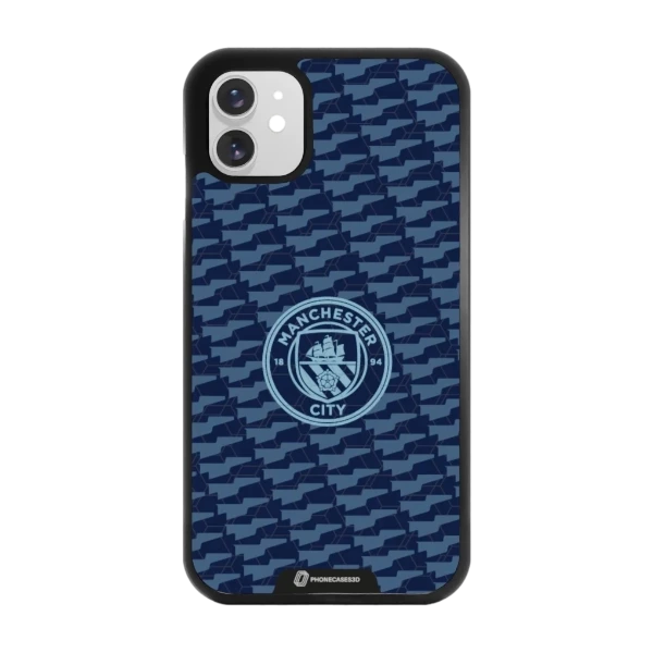Phonecases3D iPhone 11 Man City -3D suojakuori, musta