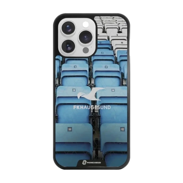 Phonecases3D iPhone 16 Pro Max FK Haugesund -3D suojakuori, musta