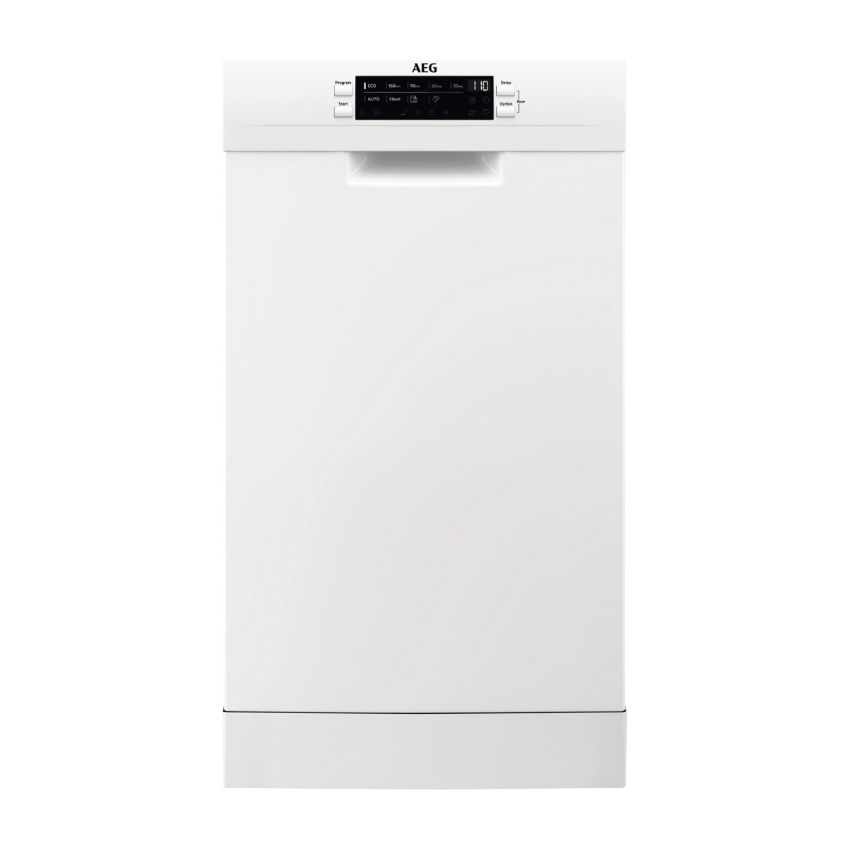 FFB62407ZW - Oppvaskmaskin - bredde: 44.6 cm - dybde: 61.5 cm - høyde: 85 cm - hvit