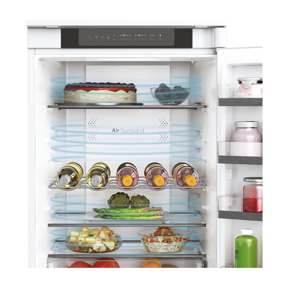 Haier HBW5518D integreret kølefryseskab billede 4