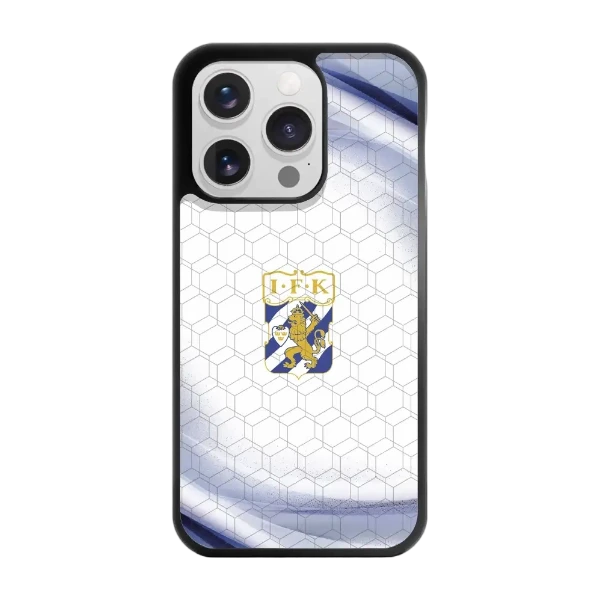 Phonecases3D iPhone 15 Pro IFK Göteborg -3D suojakuori, musta