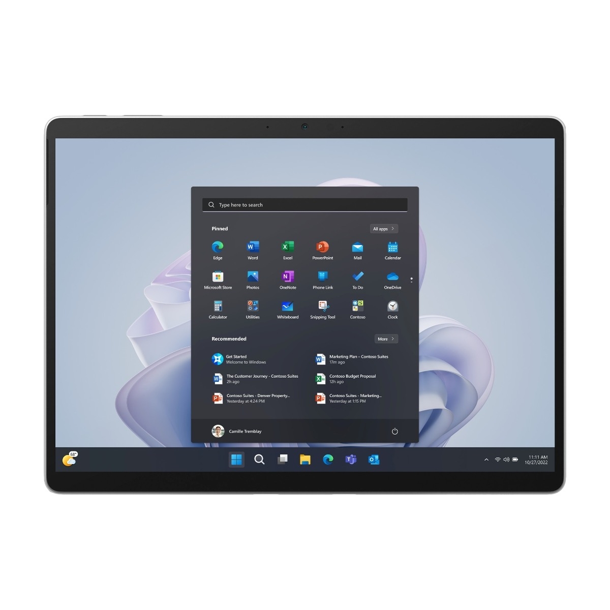 Surface Pro 9 For Business 13" Core I5 128gb 8gb Platina