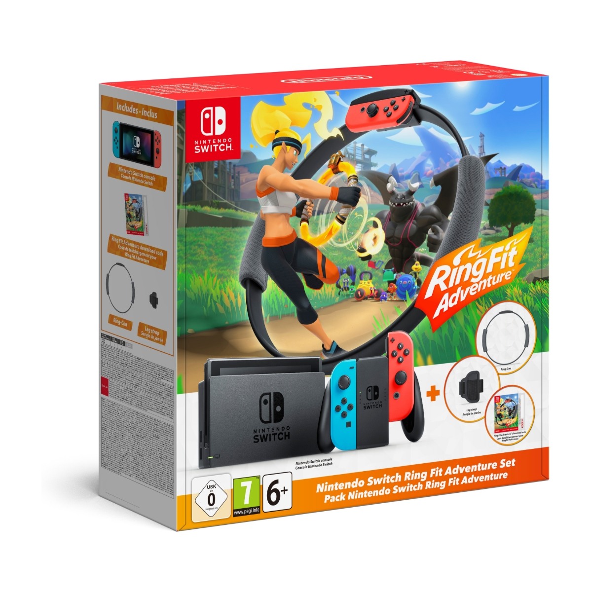 NINTENDO SWITCH RING FIT ADVENTURE SET -KONSOLIPAKETTI - Power.fi