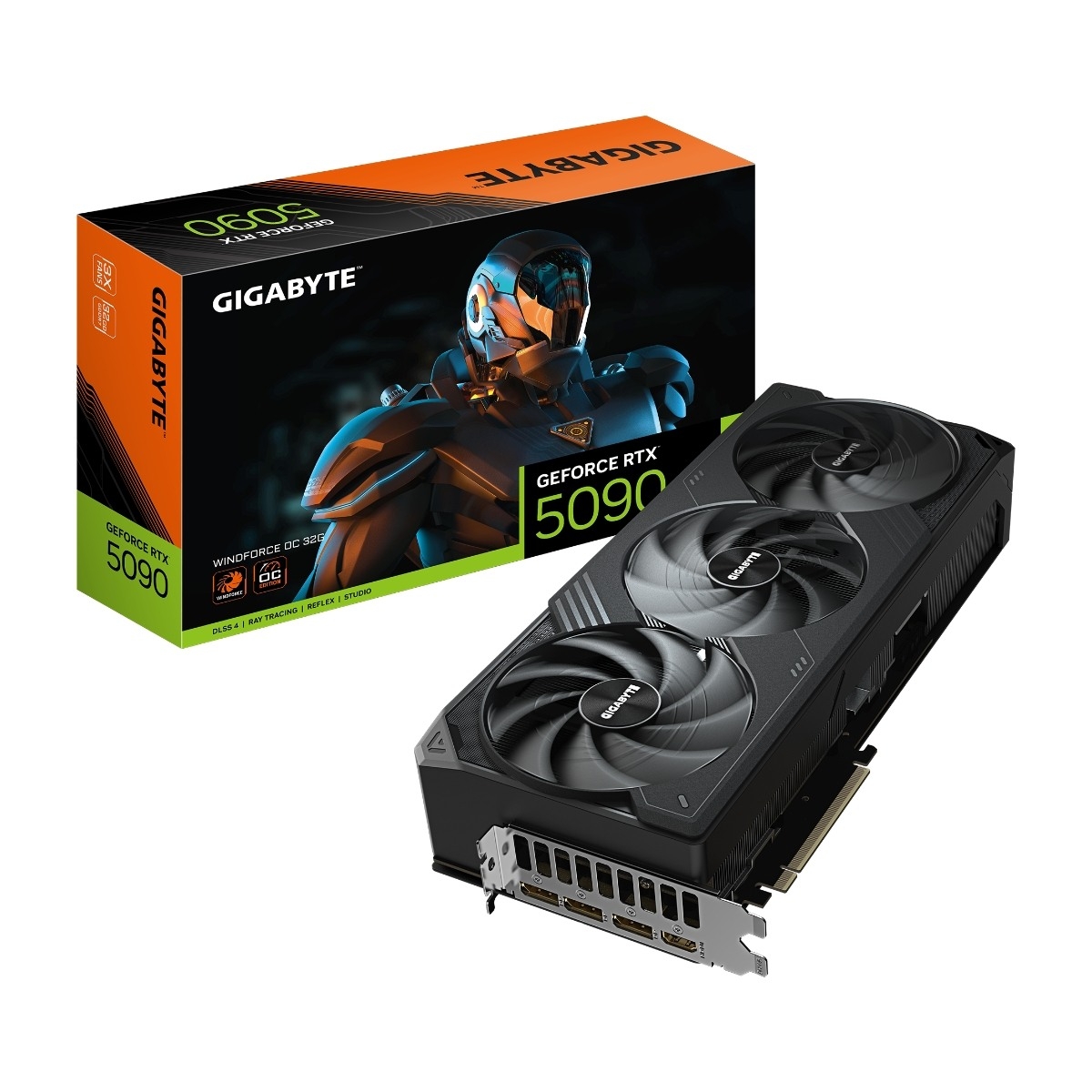 GIGABYTE GeForce RTX 5090 WINDFORCE OC 32 GB grafikkort
