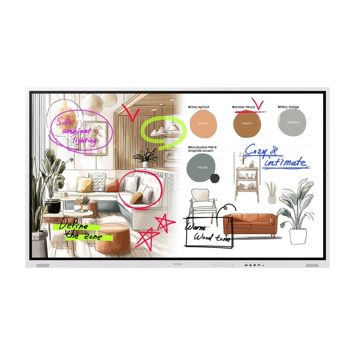 The Flip WMFX Interaktiv whiteboard, 75"