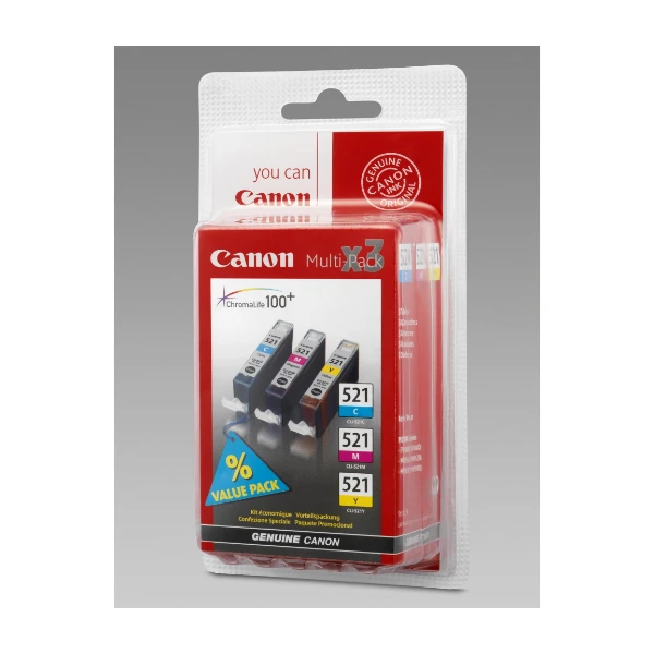 Canon CLI-521 C/M/Y pack