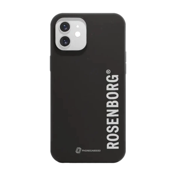 Phonecases3D iPhone 12 RBK kompostoituva suojakuori, musta