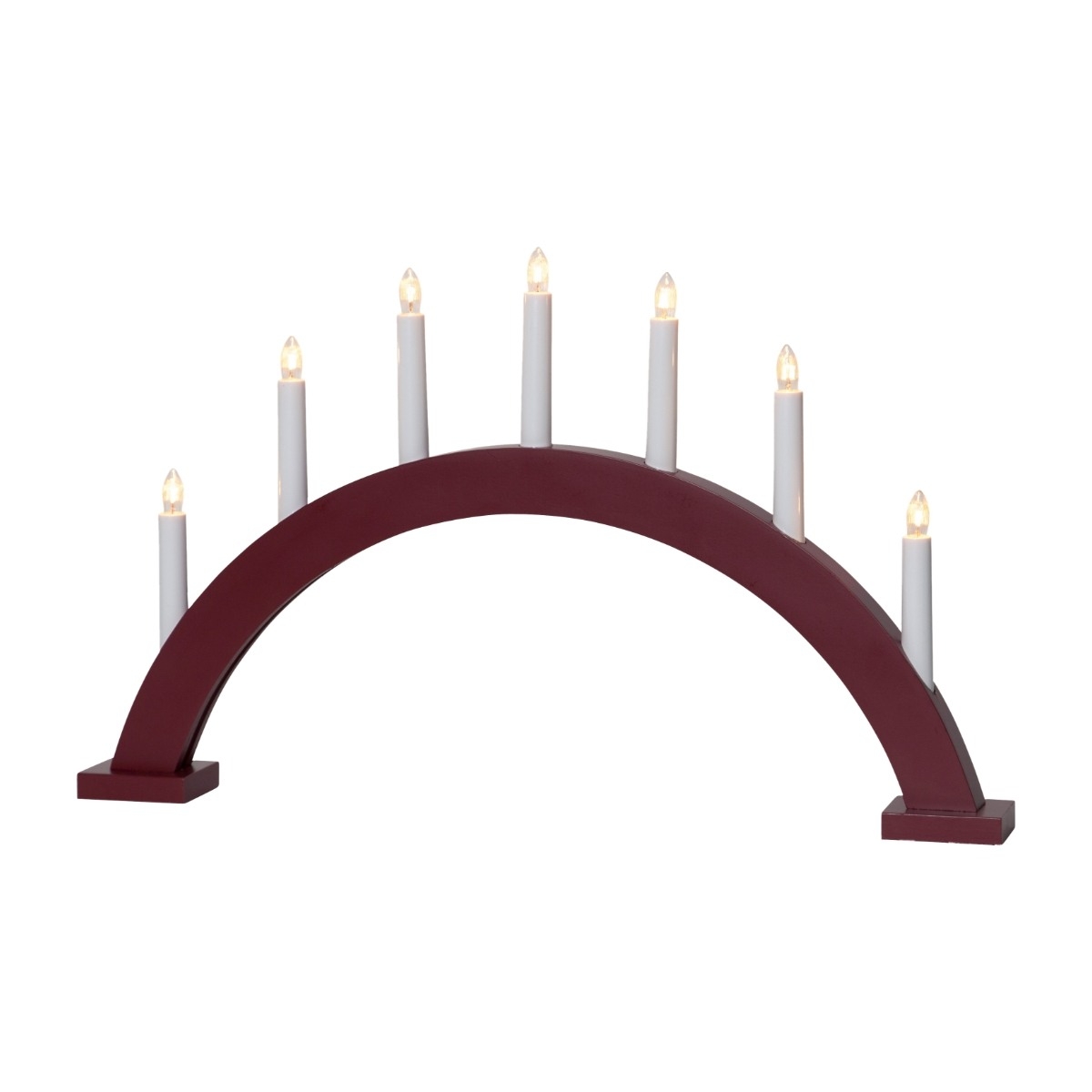 Trapp Adventsstake bue Rød