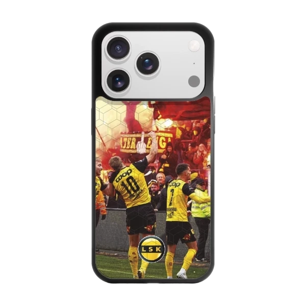 Phonecases3D iPhone 17 Pro Lillestrøm SK -3D suojakuori, musta