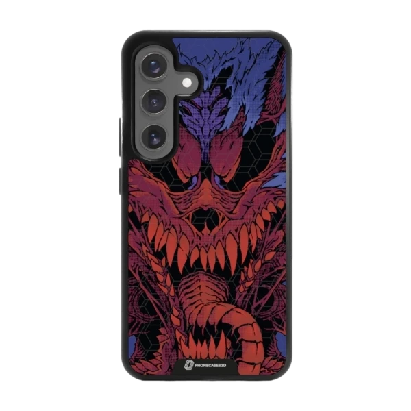 Phonecases3D Samsung Galaxy S25 Urban Pixel -3D suojakuori, musta