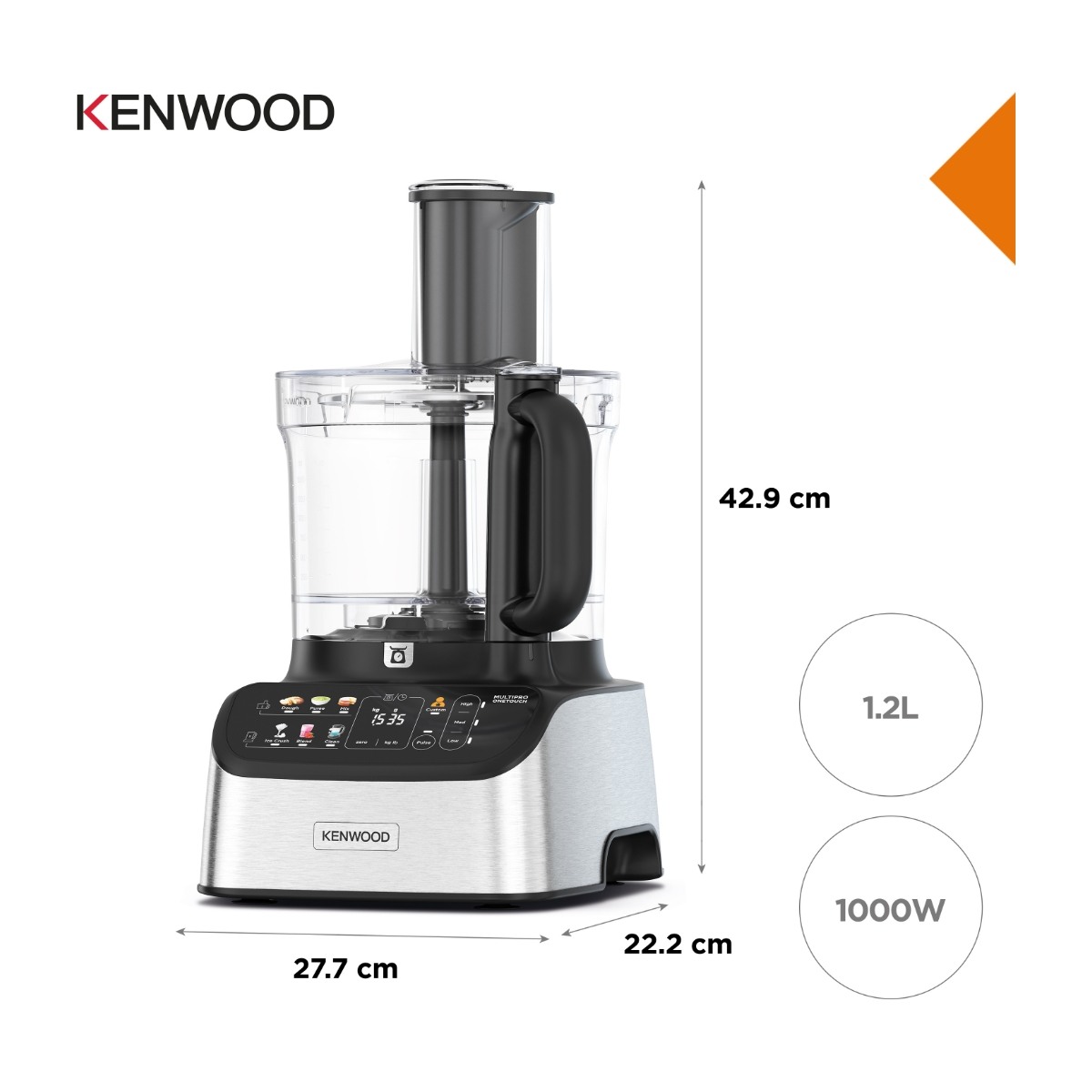 Kenwood FDM73.850SS foodprocessor billede 8