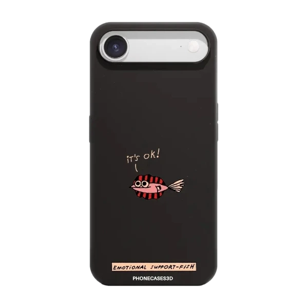 Phonecases3D iPhone Air Maja Säfström kompostoituva suojakuori, musta