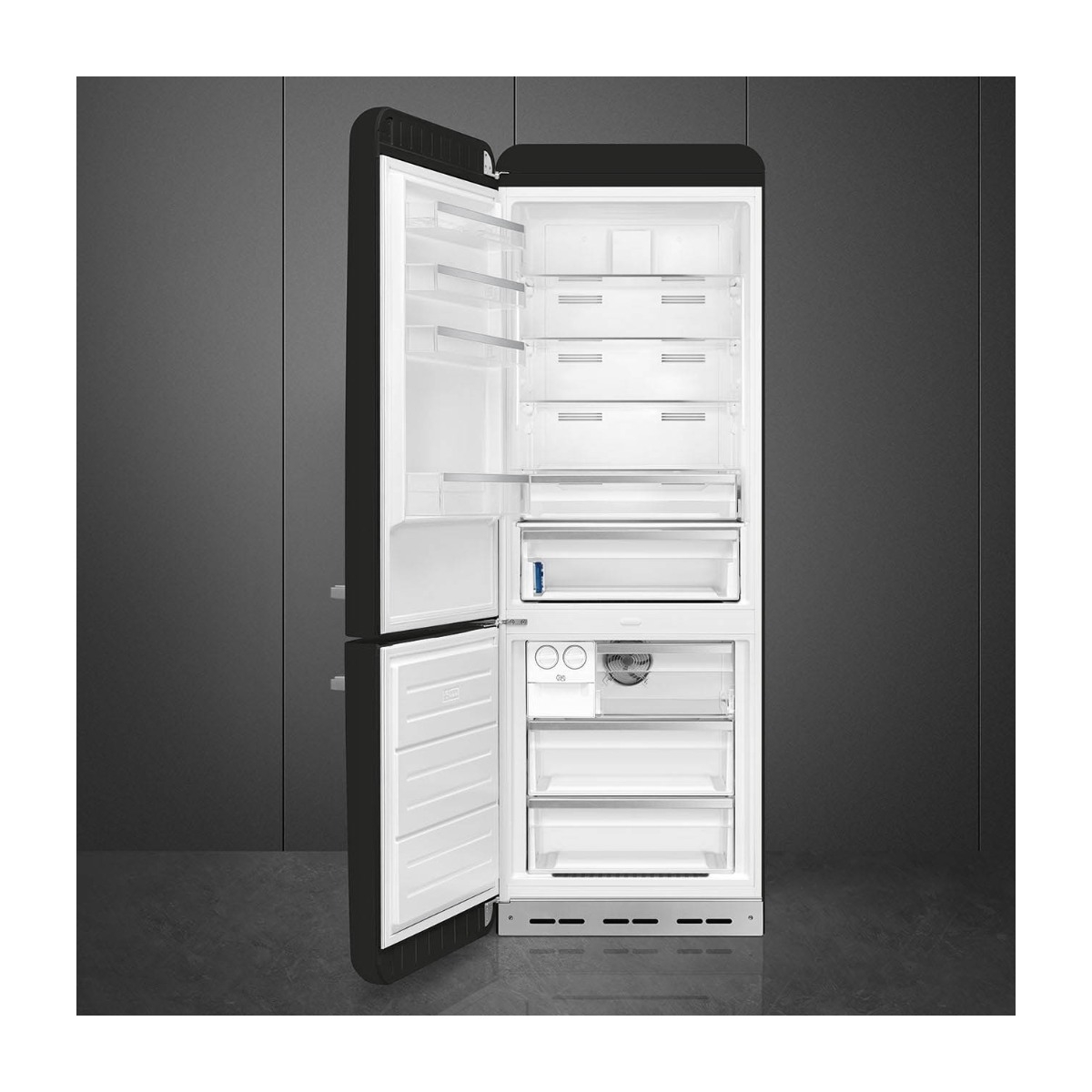 Smeg 50's Style FAB38LBL6 kølefryseskab billede 4