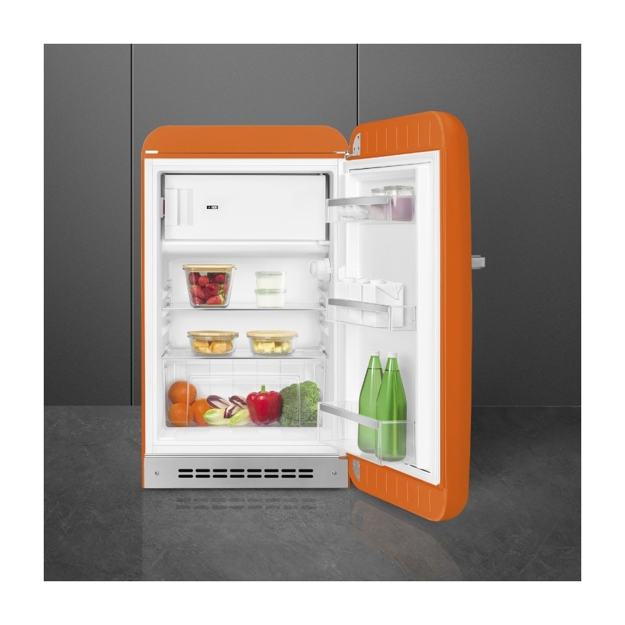 Smeg 50's Style køleskab med fryser FAB10ROR6 (orange) billede 9