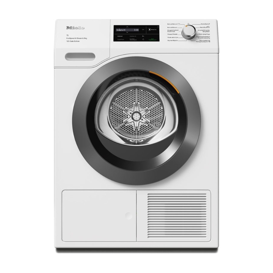 Miele Tørretumbler TCL690WP NDS LW EcoSpeed&Steam&9kg Hvid billede 3