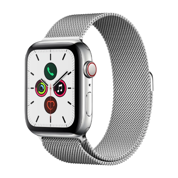 APPLE WATCH SERIES 5 4G 44 MM SILVER STEEL/SILVER MILANESE LOOP