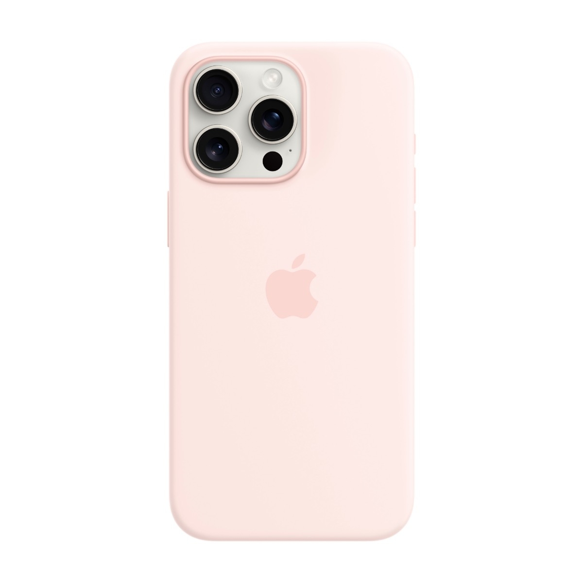 iPhone 15 Pro Max Silicone Case with MagSafe - Light Pink