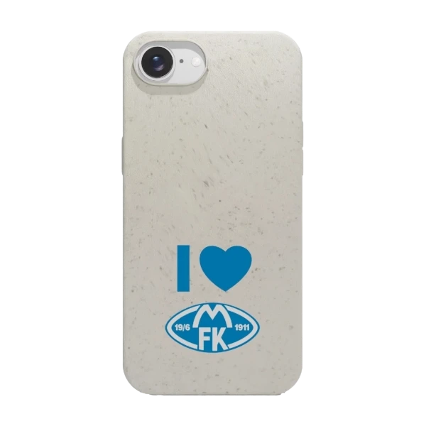 Phonecases3D iPhone 17e/16e Molde FK kompostoituva suojakuori, valkoinen
