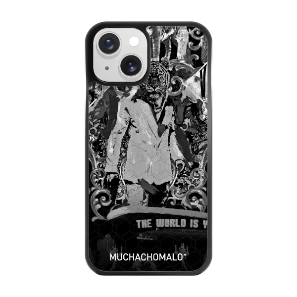 Phonecases3D iPhone 15 Muchacho Malo -3D suojakuori, musta
