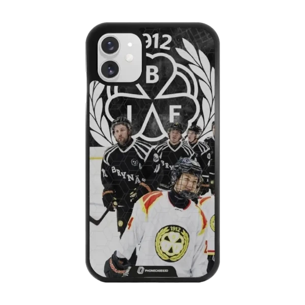 Phonecases3D iPhone 11 Brynäs IF -3D suojakuori, musta