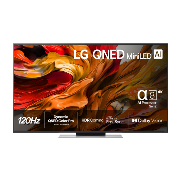 LG 55" 4K QNED evo Edge MiniLED TV 2025 55QNED87A6B