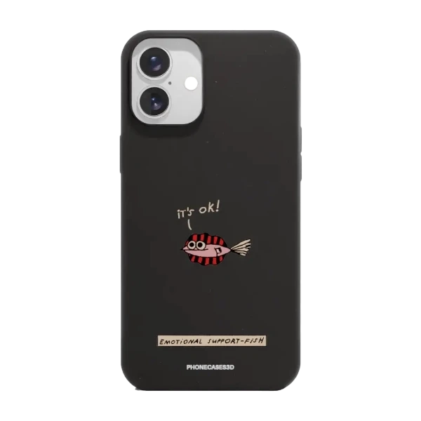 Phonecases3D iPhone 16 Plus Maja Säfström kompostoituva suojakuori, musta