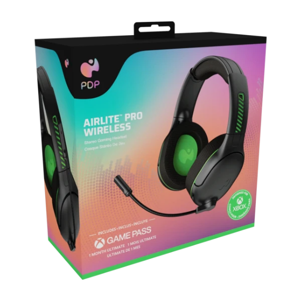 PDP Xbox Airlite Pro Wireless headset, svart