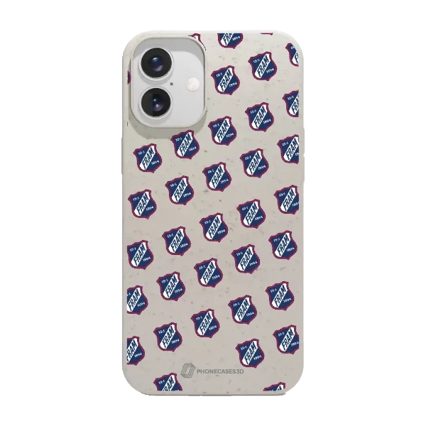 Phonecases3D iPhone 16 Plus IF Fram Larvik kompostoituva suojakuori, valkoinen