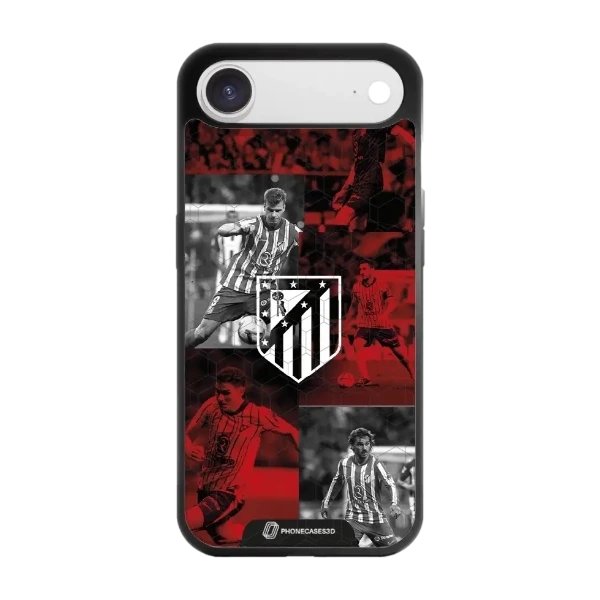 Phonecases3D iPhone Air Atlético de Madrid -3D suojakuori, musta