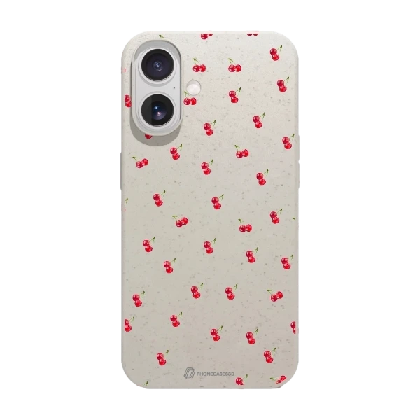 Phonecases3D iPhone 17 Martine Halvorsen kompostoituva suojakuori, valkoinen