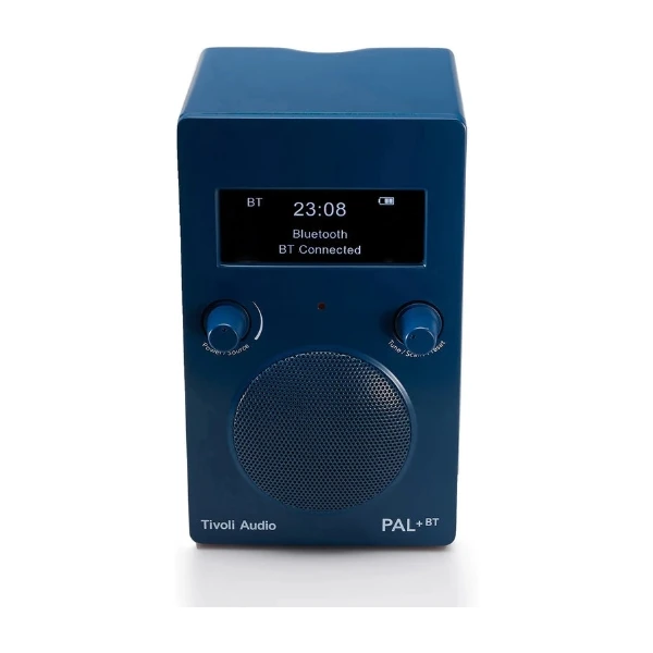 Tivoli Audio PAL+BT DAB+ bærbar radio, blå - Power.no