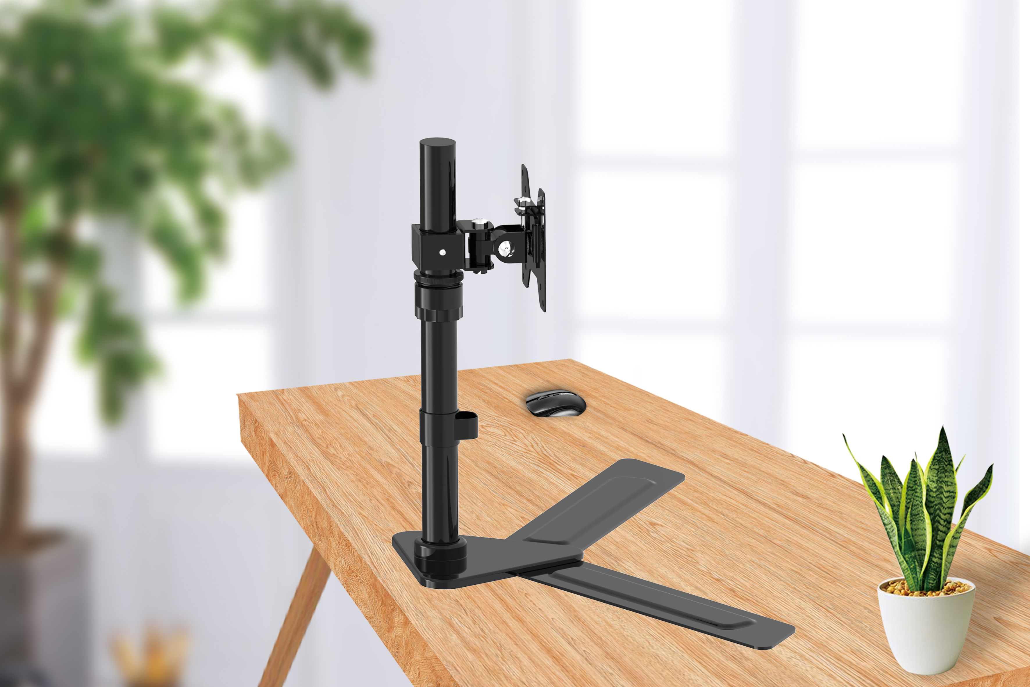 Cepter monitor mount on a table