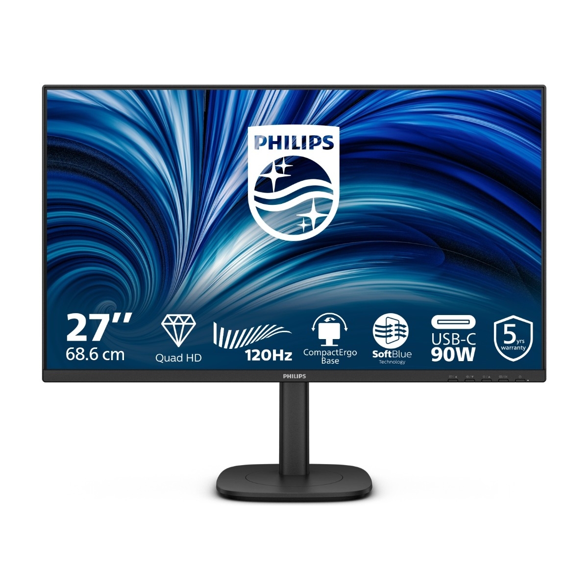 Philips 27B2U3601/00 27" Quad HD-skjerm