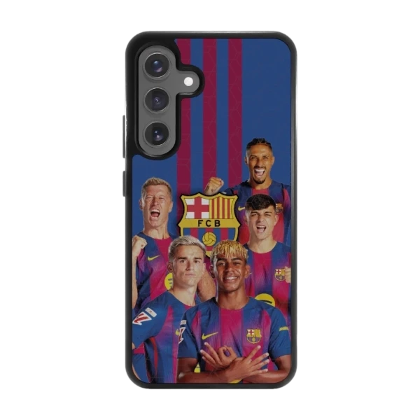 Phonecases3D Samsung Galaxy S25+ FC Barcelona -3D suojakuori, musta