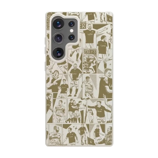 Phonecases3D Samsung Galaxy S25 Ultra Viking FK kompostoituva suojakuori, valkoinen