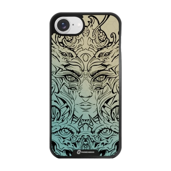 Phonecases3D iPhone 17e/16e Urban Pixel -3D suojakuori, musta