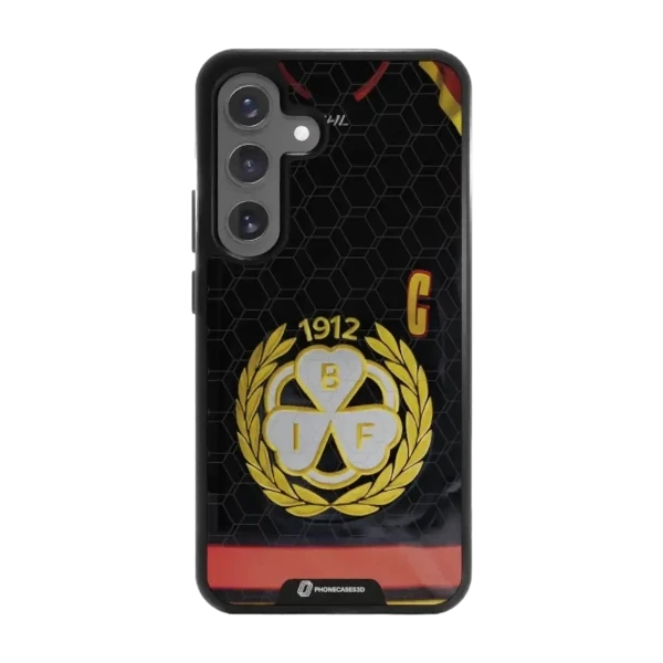 Phonecases3D Samsung Galaxy S25 Brynäs IF -3D suojakuori, musta