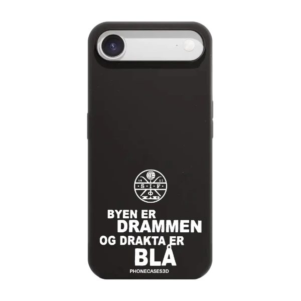 Phonecases3D iPhone Air Strømsgodset kompostoituva suojakuori, musta