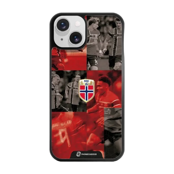 Phonecases3D iPhone 14 Norges Fotballforbund -3D suojakuori