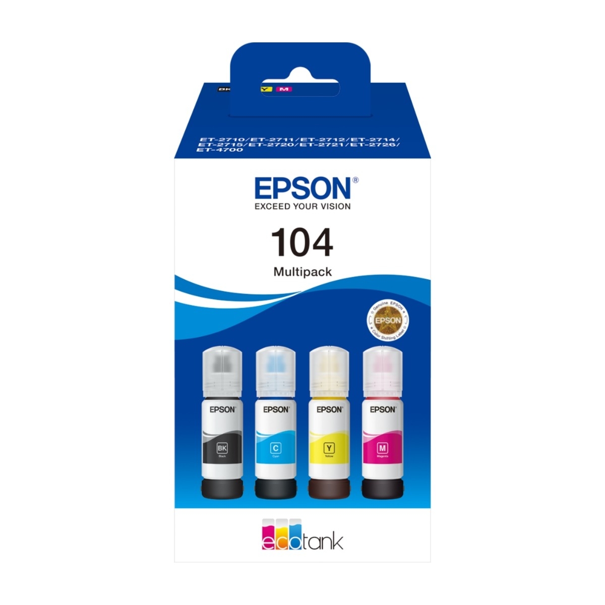 Epson T104 EcoTank 4-färgs multipack