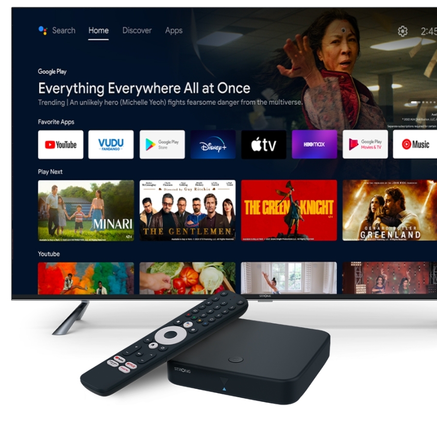 Strong SRT420 4K Android TV Box + DVB-T2 - Power.no