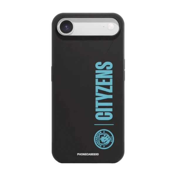 Phonecases3D iPhone Air Man City kompostoituva suojakuori, musta