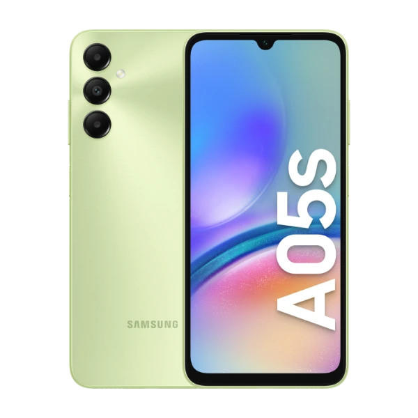 Samsung Galaxy A05S 64 GB smarttelefon, lysegrønn