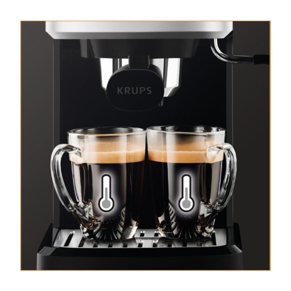 KRUPS ESPRESSO XP344017 MANUELL ESPRESSOMASKIN Power.no KRUPS ESPRESSO XP344017 MANUELL ESPRESSOMASKIN Power.no