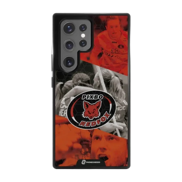 Phonecases3D Samsung Galaxy S25 Ultra Pixbo IBK -3D suojakuori, musta