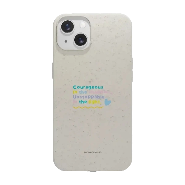 Phonecases3D iPhone 13 Jess Rachel Sharp kompostoituva suojakuori, valkoinen
