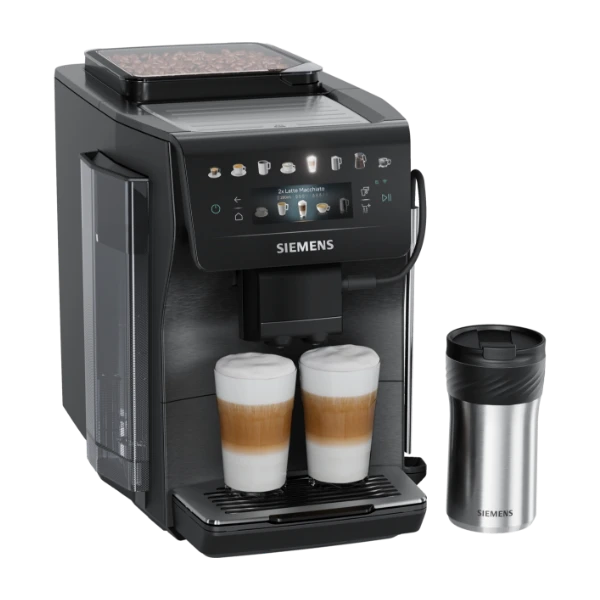 Siemens EQ600 iAroma TP607ET5 -kahvikone, Dark Inox