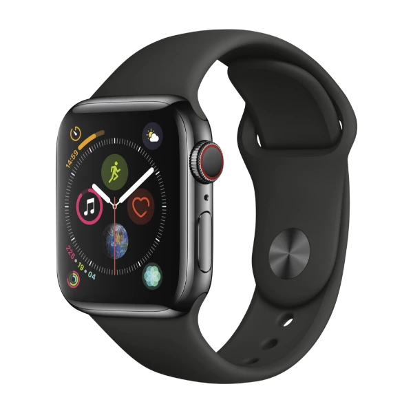 APPLE WATCH SERIES 4 GPS + 4G 40MM GRY ALU SPORT BK - Power.no
