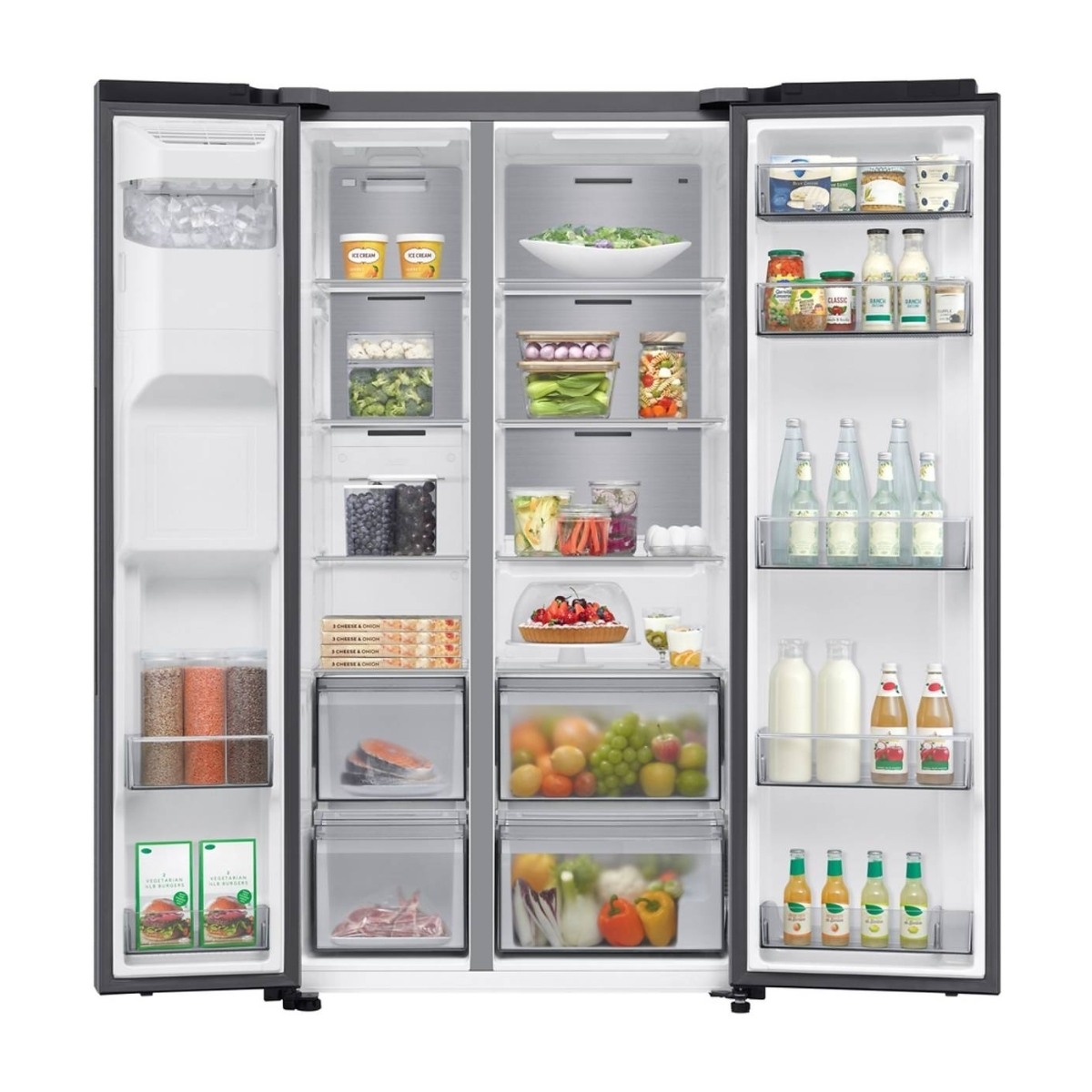 Samsung Series 70 RS70F64KETEF side by side billede 4